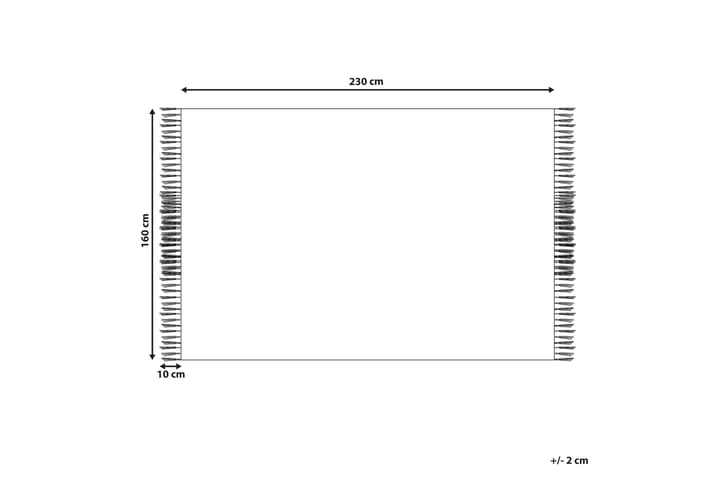 Ryijymatto Tozakli 160x230 cm - Sininen - Kodintekstiilit & matot - Matto - Moderni matto - Nukkamatto