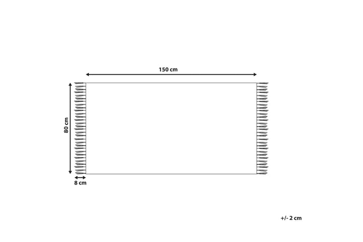 Ryijymatto Yavu 80x150 cm - Punainen - Kodintekstiilit & matot - Matto - Moderni matto - Nukkamatto