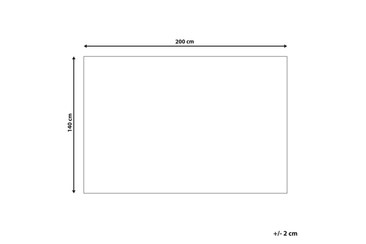 Ryijymatto Pincarca 140x200 cm - Vaaleanpunainen - Kodintekstiilit & matot - Matto - Moderni matto - Nukkamatto