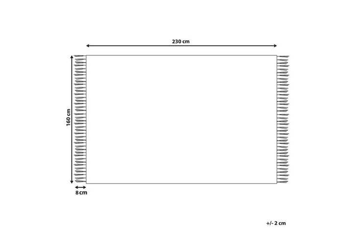 Villamatto Arevik 160x230 cm - Punainen - Kodintekstiilit & matot - Matto - Moderni matto - Villamatto