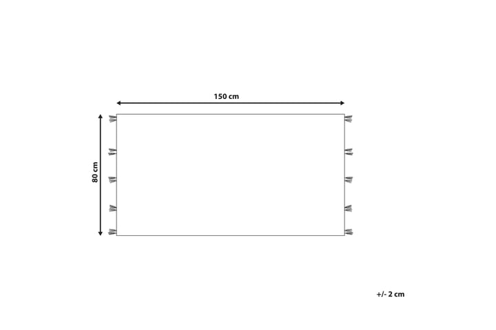 Villamatto Arzakan 80x150 cm - Punainen - Kodintekstiilit & matot - Matto - Moderni matto - Villamatto