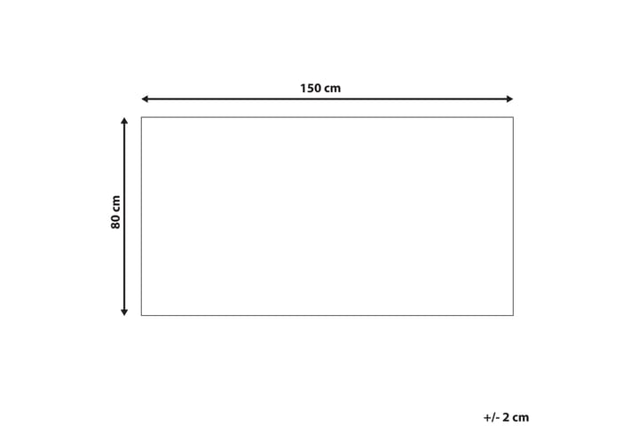 Villamatto Avanos 80x150 cm - Vaaleanpunainen - Kodintekstiilit & matot - Matto - Moderni matto - Villamatto