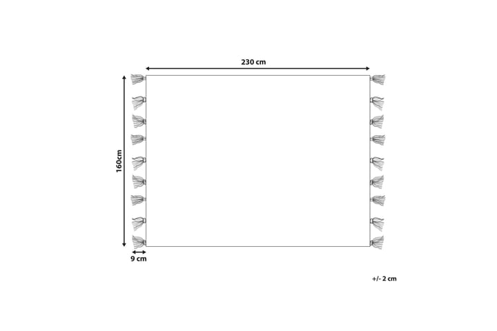 Villamatto Aygezard 160x230 cm - Harmaa - Kodintekstiilit & matot - Matto - Moderni matto - Villamatto