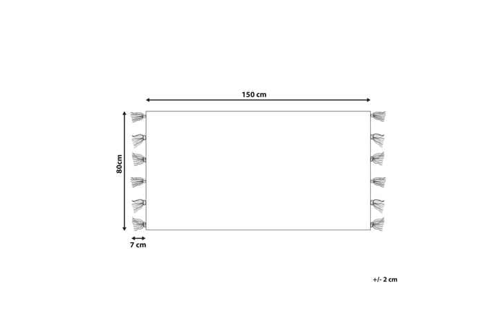 Villamatto Aygezard 80x150 cm - Harmaa - Kodintekstiilit & matot - Matto - Moderni matto - Villamatto