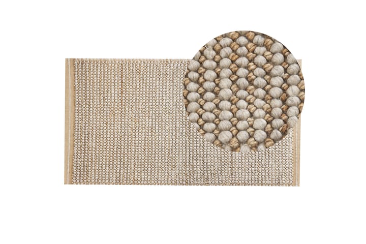 Villamatto Banoo 80x150 cm - Beige - Kodintekstiilit & matot - Matto - Moderni matto - Villamatto