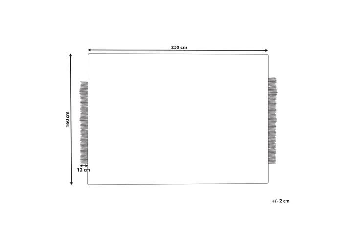 Villamatto Divarli 160x230 cm - Beige - Kodintekstiilit & matot - Matto - Moderni matto - Villamatto