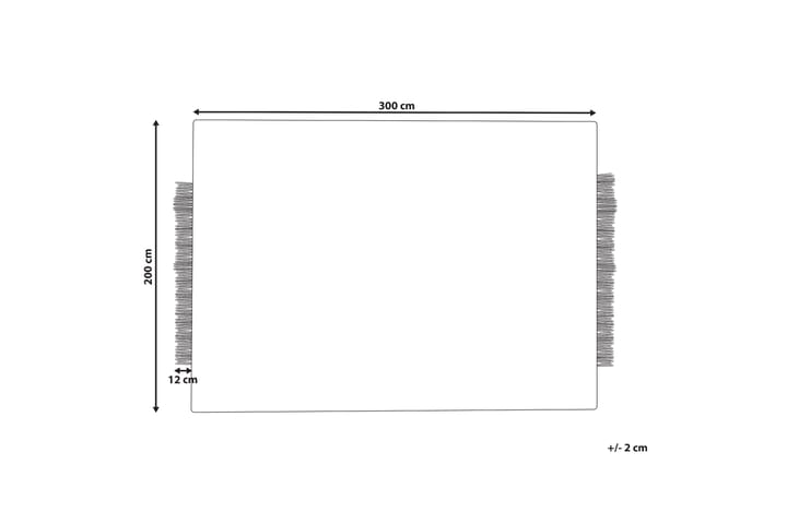 Villamatto Divarli 200x300 cm - Beige - Kodintekstiilit & matot - Matto - Moderni matto - Villamatto