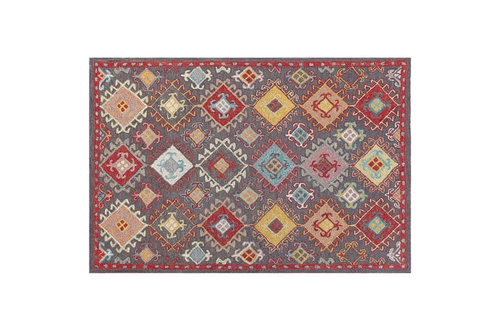 Villamatto Finike 160x230 cm - Sininen - Kodintekstiilit & matot - Matto - Moderni matto - Villamatto