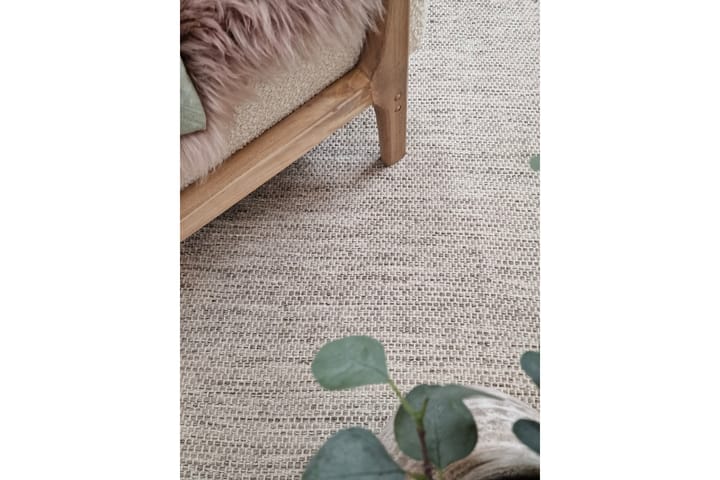 Villamatto Gango 200x200 Suorakaiteen muotoinen - Beige - Kodintekstiilit & matot - Matto - Moderni matto - Villamatto