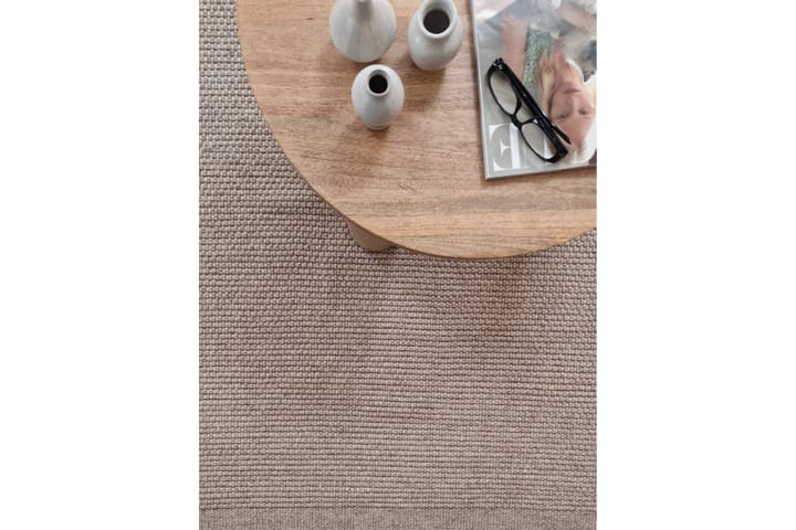 Villamatto Genda 140x200 cm - Pellavabeige - Kodintekstiilit & matot - Matto - Moderni matto - Villamatto