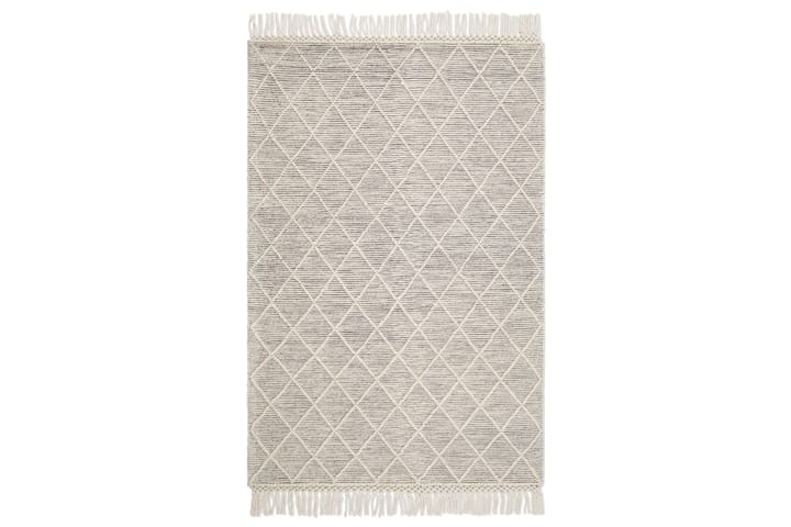 Villamatto Ginji 160x230 cm - Musta - Kodintekstiilit & matot - Matto - Moderni matto - Villamatto