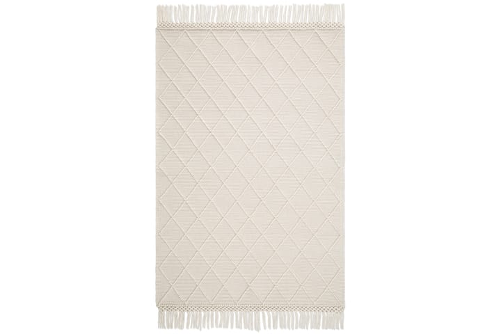 Villamatto Ginji 160x230 cm - Valkoinen - Kodintekstiilit & matot - Matto - Moderni matto - Villamatto