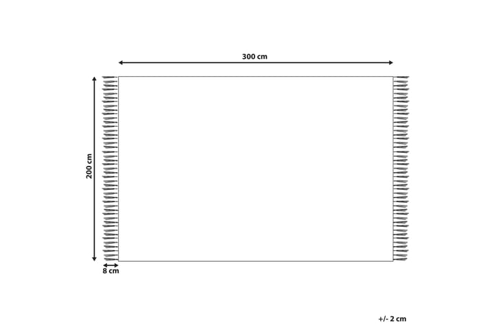 Villamatto Jrarat 200x300 cm - Punainen - Kodintekstiilit & matot - Matto - Moderni matto - Villamatto