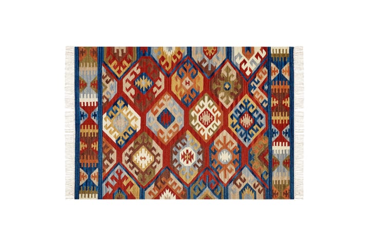 Villamatto Jrvesh 160x230 cm - Punainen - Kodintekstiilit & matot - Matto - Moderni matto - Villamatto