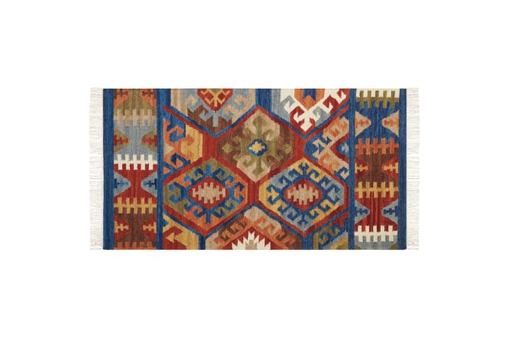 Villamatto Jrvesh 80x150 cm - Punainen - Kodintekstiilit & matot - Matto - Moderni matto - Villamatto