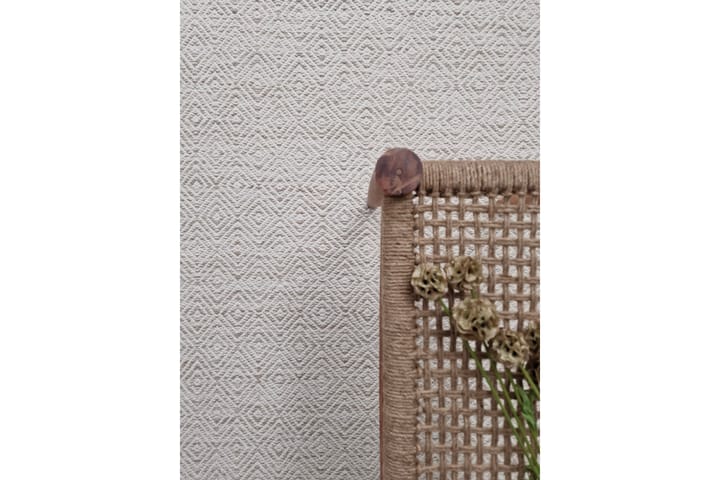 Villamatto Junna 140x200 Suorakaiteen muotoinen - Beige - Kodintekstiilit & matot - Matto - Moderni matto - Villamatto