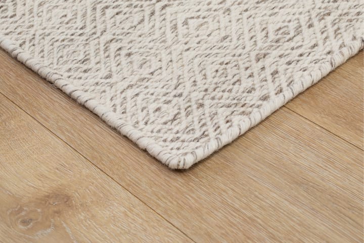 Villamatto Junna 200x300 Suorakaiteen muotoinen - Beige - Kodintekstiilit & matot - Matto - Moderni matto - Villamatto