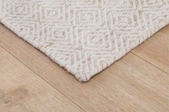 Villamatto Junna 200x300 Suorakaiteen muotoinen - Beige - Kodintekstiilit & matot - Matto - Moderni matto - Villamatto