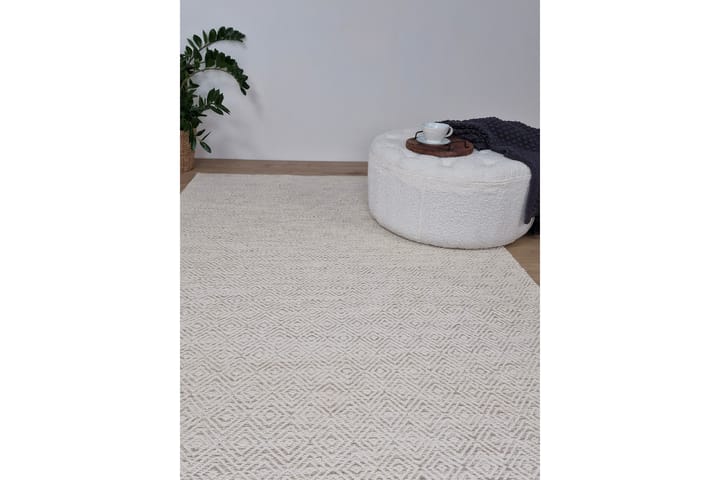 Villamatto Junna 200x300 Suorakaiteen muotoinen - Beige - Kodintekstiilit & matot - Matto - Moderni matto - Villamatto