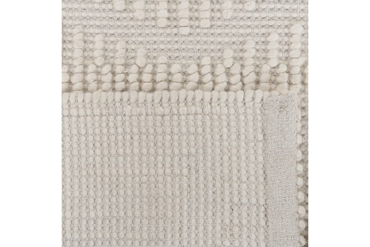 Villamatto Lapseki 200x200 cm - Beige - Kodintekstiilit & matot - Matto - Moderni matto - Villamatto