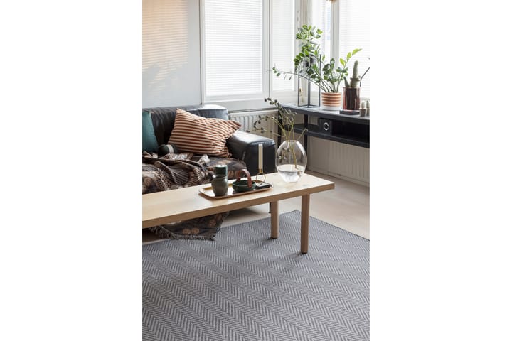 Matto Elsa 160x230 cm Harmaa - VM Carpet - Kodintekstiilit & matot - Matto - Moderni matto - Villamatto