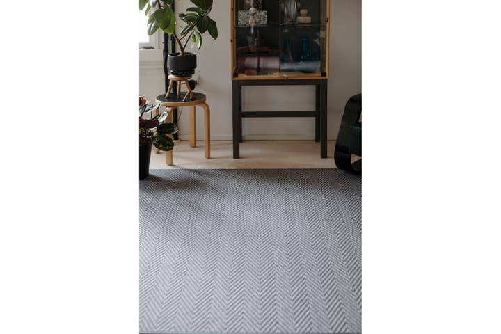 Matto Elsa 80x150 cm Harmaa - VM Carpet - Kodintekstiilit & matot - Matto - Moderni matto - Villamatto