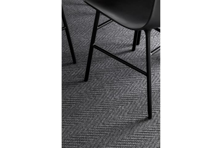 Matto Elsa 80x150 cm Musta - VM Carpet - Kodintekstiilit & matot - Matto - Moderni matto - Villamatto