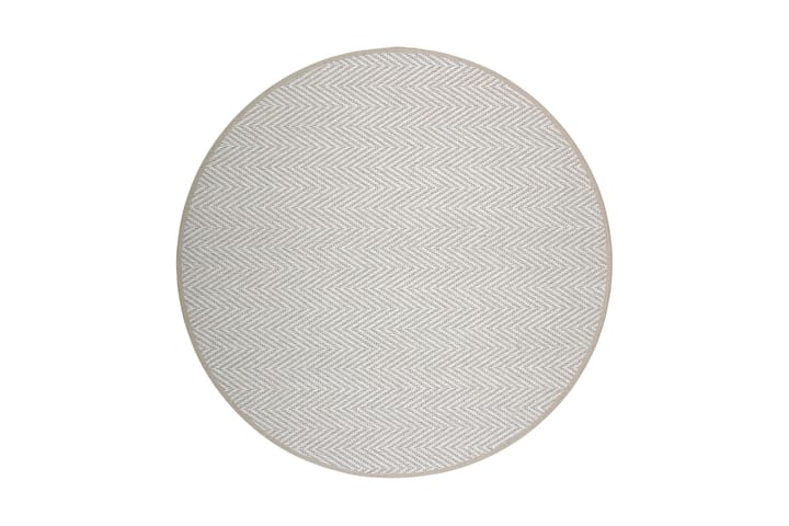 Matto Elsa Pyöreä 240 cm Beige - VM Carpet - Kodintekstiilit & matot - Matto - Moderni matto - Villamatto