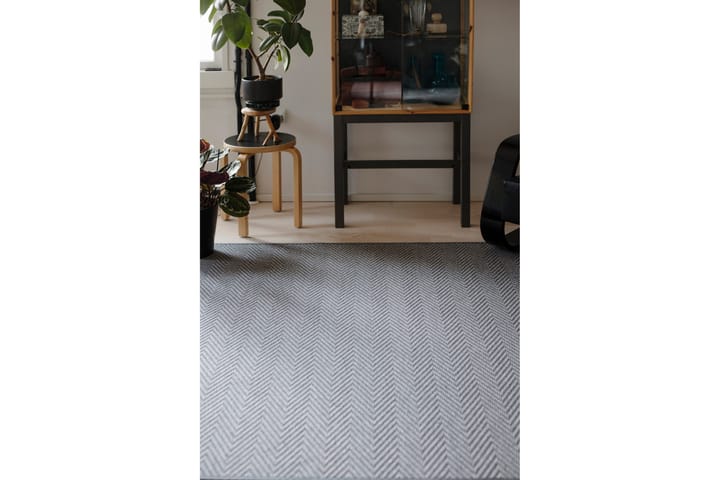 Matto Elsa Pyöreä 240 cm Harmaa - VM Carpet - Kodintekstiilit & matot - Matto - Moderni matto - Villamatto