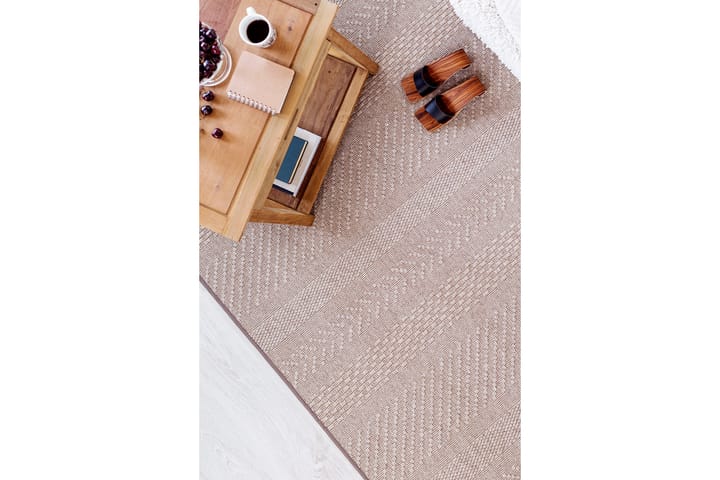 Matto Matilda 80x200 cm Beige - VM Carpet - Kodintekstiilit & matot - Matto - Moderni matto - Villamatto