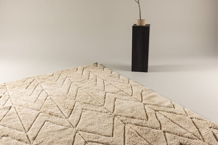 Villamatto Noisaby 300x400 cm Suorakaide - Beige - Kodintekstiilit & matot - Matto - Moderni matto - Villamatto