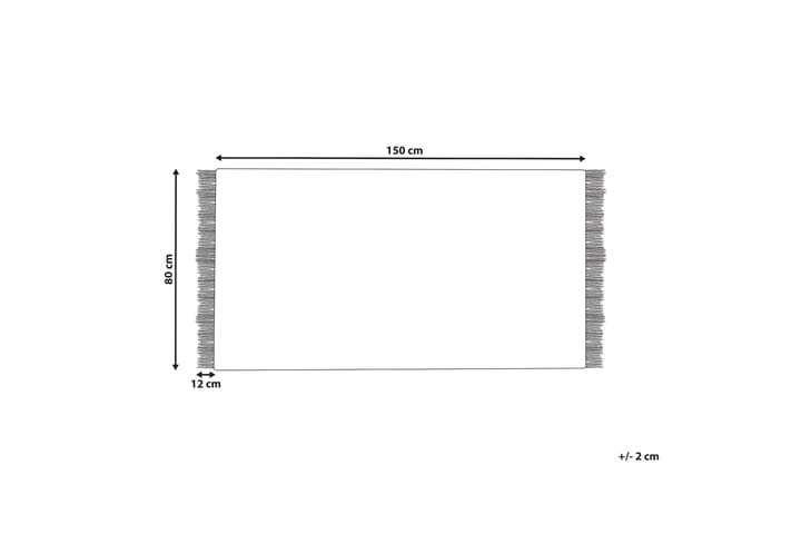 Villamatto Tekeler 80x150 cm - Harmaa - Villamatto