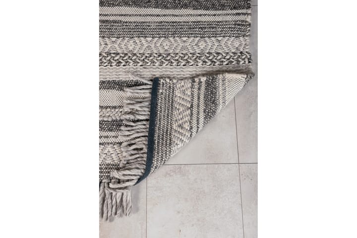 Villamatto Alwar 170x240 cm - Tummanharmaa - Kodintekstiilit & matot - Matto - Moderni matto - Villamatto