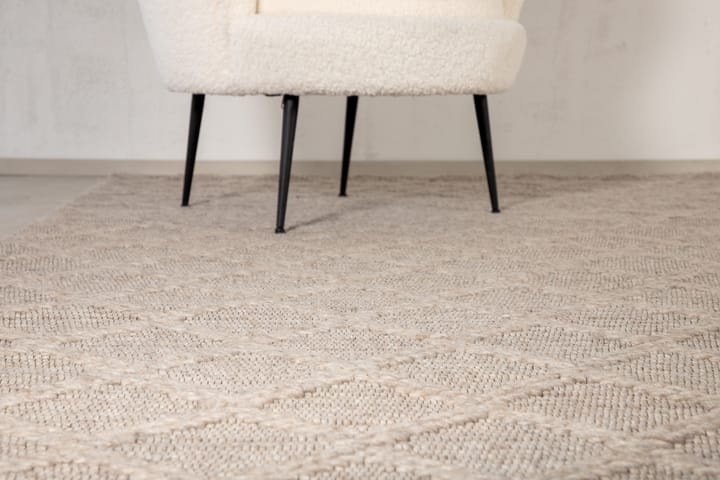 Villamatto Cloudy 160x230 cm - Beige - Kodintekstiilit & matot - Matto - Moderni matto - Villamatto