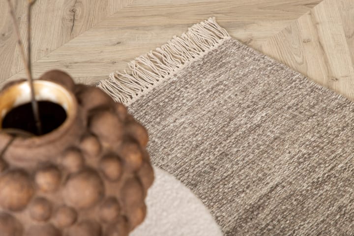 Villamatto Curys 80x250 cm - Beige - Kodintekstiilit & matot - Matto - Moderni matto - Villamatto