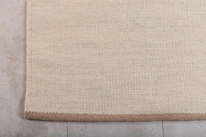 Villamatto Jaipur 200x300 cm - Beige - Pyöreät matot - Käsintehdyt matot - Villamatto
 - Yksiväriset matot - Kumipohjamatot - Pienet matot - Iso matto