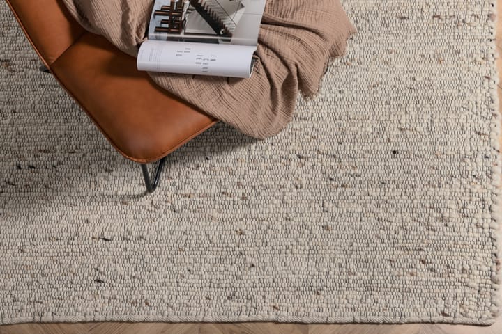 Villamatto Loump 160x230 cm - Valkoinen/Beige - Kodintekstiilit & matot - Matto - Moderni matto - Villamatto