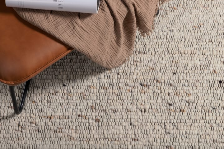 Villamatto Loump 160x230 cm - Valkoinen/Beige - Kodintekstiilit & matot - Matto - Moderni matto - Villamatto