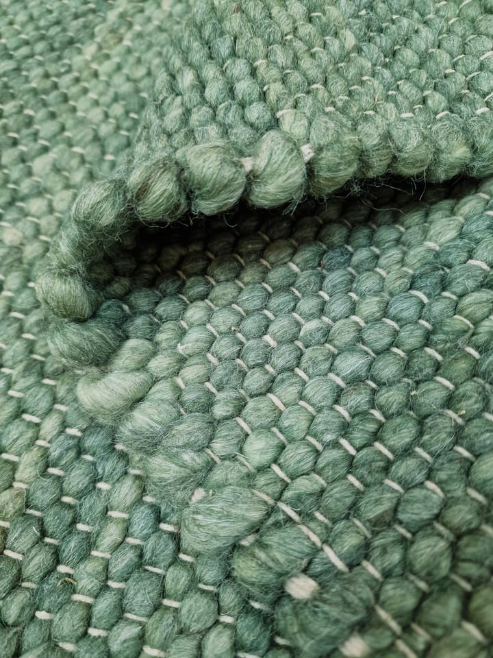 Villamatto Skagen 300x400 cm Vihreä - Vihreämeleerattu - Pyöreät matot - Käsintehdyt matot - Villamatto
 - Yksiväriset matot - Kumipohjamatot - Pienet matot - Iso matto