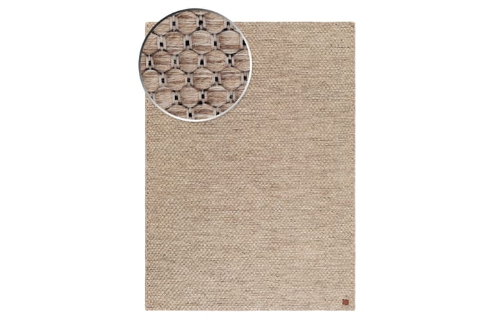 Villamatto Torekov 140x200 cm Pellava - Pellavanbeige - Kodintekstiilit & matot - Matto - Moderni matto - Villamatto