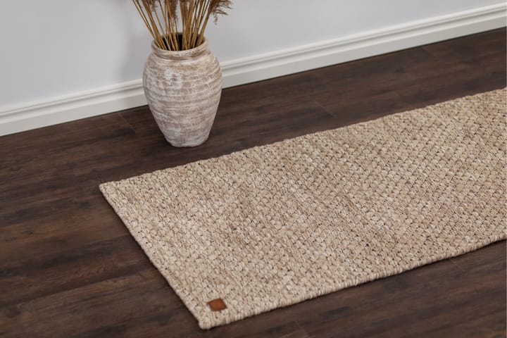 Villamatto Torekov 75x150 cm Pellava - Pellavanbeige - Kodintekstiilit & matot - Matto - Moderni matto - Villamatto