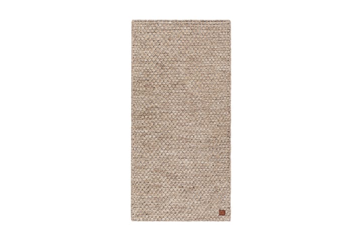 Villamatto Torekov 75x230 cm - Pellavanbeige - Kodintekstiilit & matot - Matto - Moderni matto - Villamatto