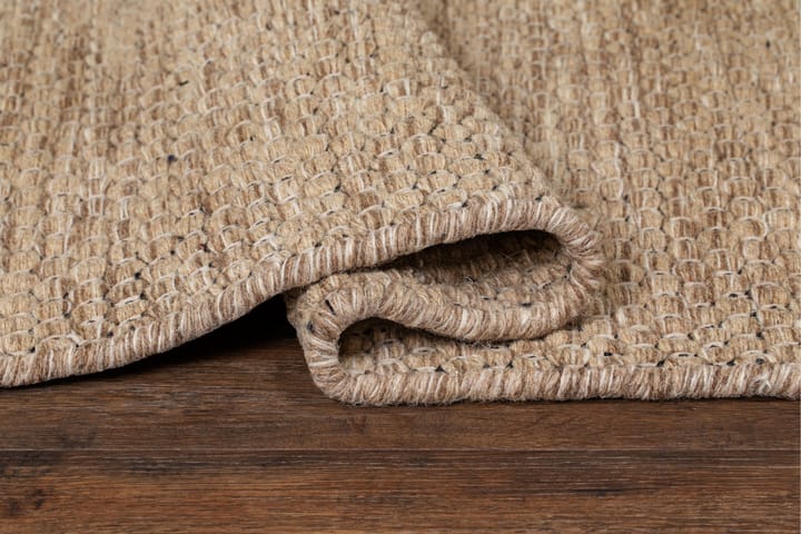 Villamatto Torekov 75x230 cm - Pellavanbeige - Kodintekstiilit & matot - Matto - Moderni matto - Villamatto