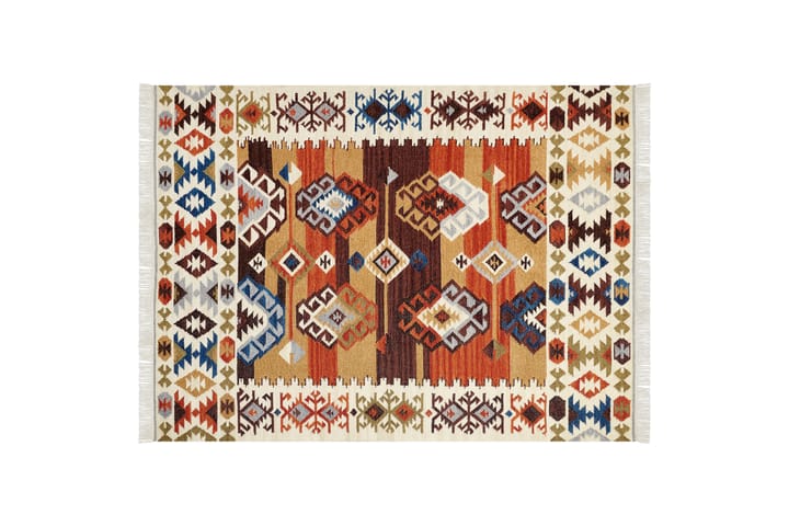 Villamatto Vosketap 160x230 cm - Oranssi - Kodintekstiilit & matot - Matto - Moderni matto - Villamatto