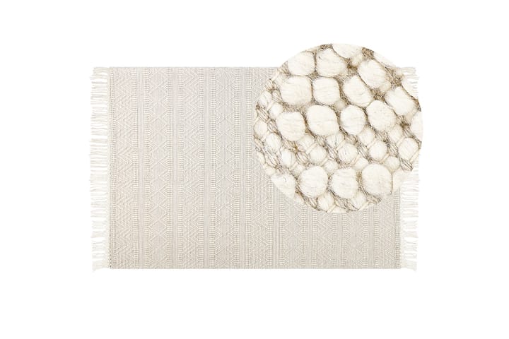 Villamatto Pertek 160x230 cm - Beige - Kodintekstiilit & matot - Matto - Moderni matto - Villamatto