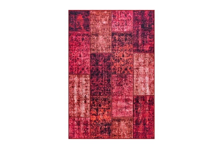 Wilton-matto Gurung 160x230 Suorakaiteen muotoinen - Punainen - Wilton-matto - Kuviollinen matto & värikäs matto