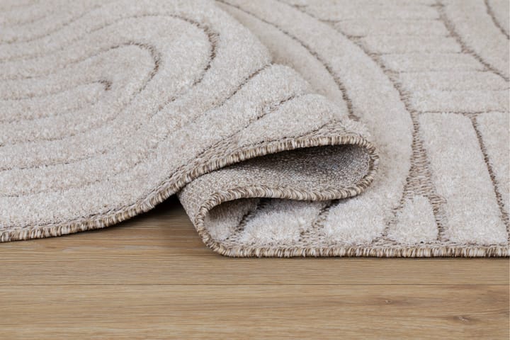 Wilton-matto Halder 160x230 Suorakaiteen muotoinen - Beige - Kodintekstiilit & matot - Matto - Moderni matto - Wilton-matto