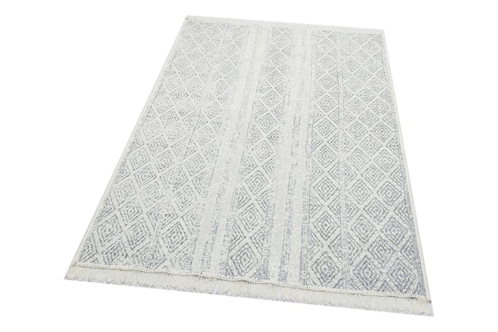 Matto Caleban 120x180 cm - Harmaa/valkoinen/puuvilla - Kodintekstiilit & matot - Matto - Moderni matto - Wilton-matto