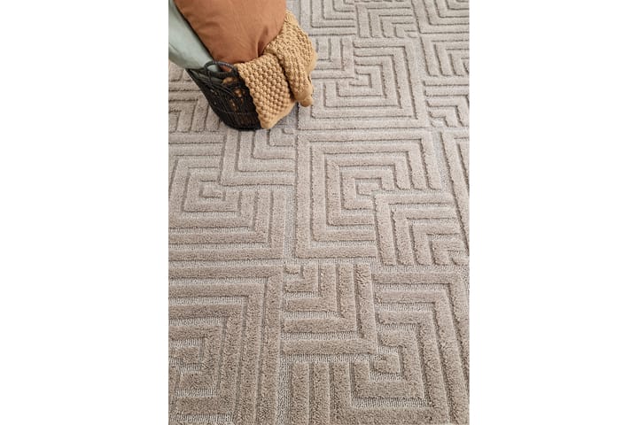 Wilton-matto Rinke 160x230 Suorakaiteen muotoinen - Beige - Kodintekstiilit & matot - Matto - Moderni matto - Wilton-matto