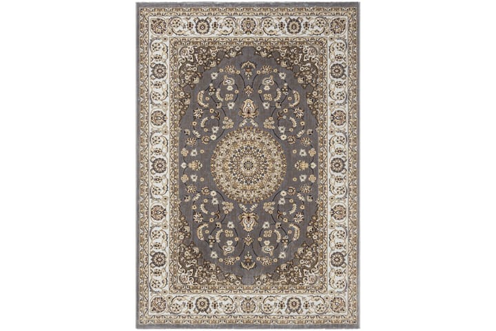 Wiltonmatto Dubai Medallion 120x170 cm Harmaa - Harmaa - Kodintekstiilit & matot - Matto - Moderni matto - Wilton-matto